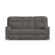 Penn - Fabric Power Reclining Sofa With Power Headrests & Lumbar