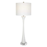 Fountain - Marble Buffet Lamp - White