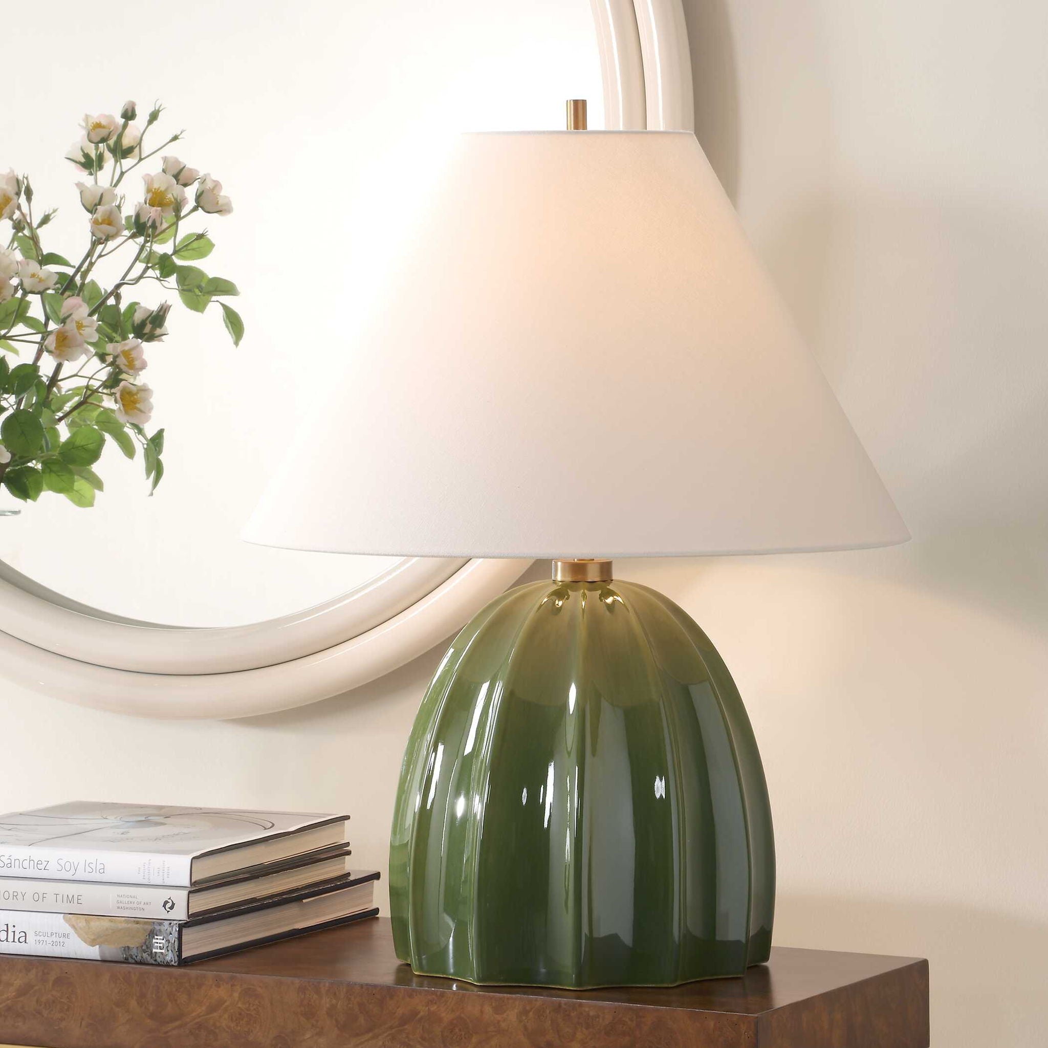 Renna - Table Lamp - Moss Green