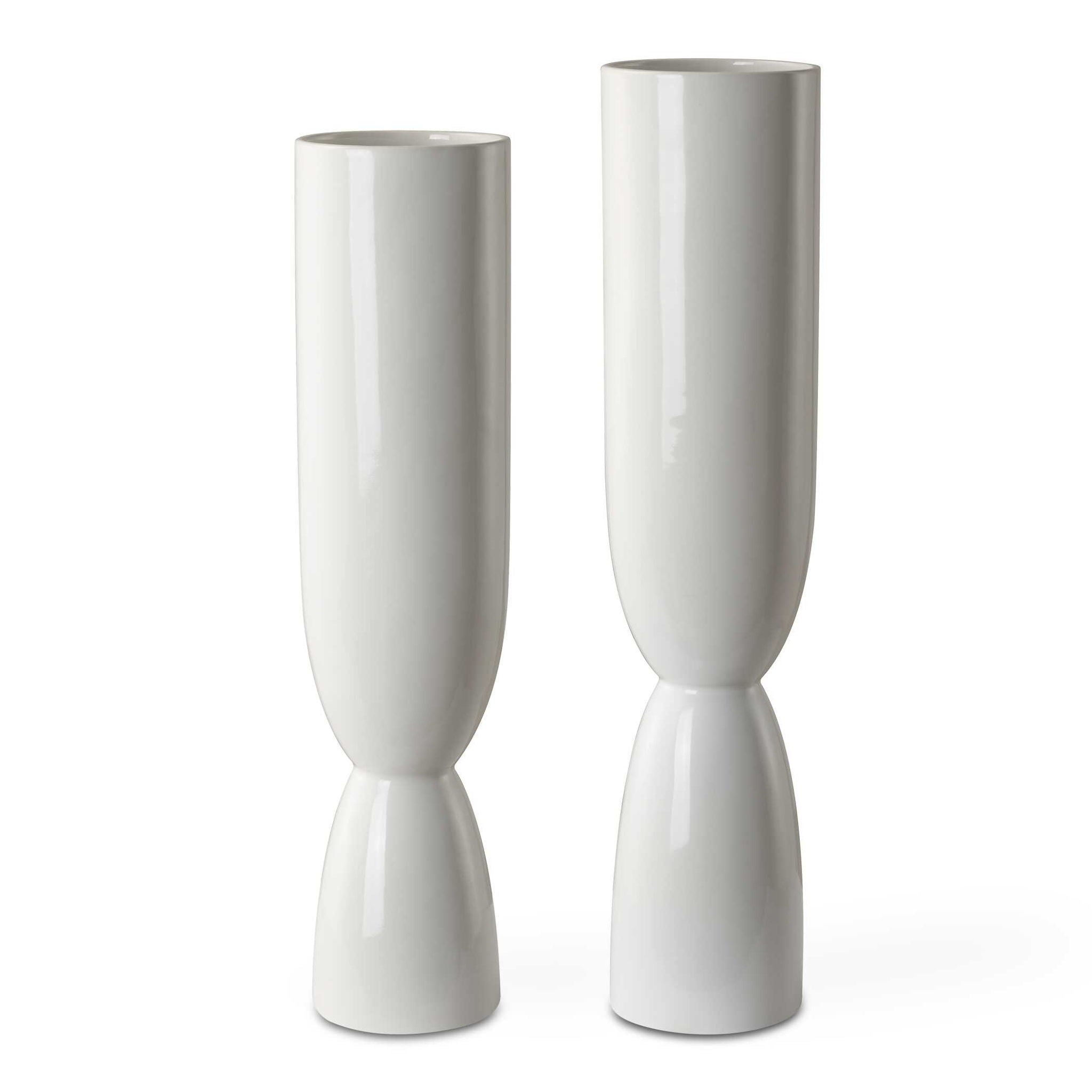 Kimist - Vases (Set of 2) - White