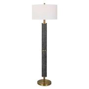 Summit - Rustic Floor Lamp - Black