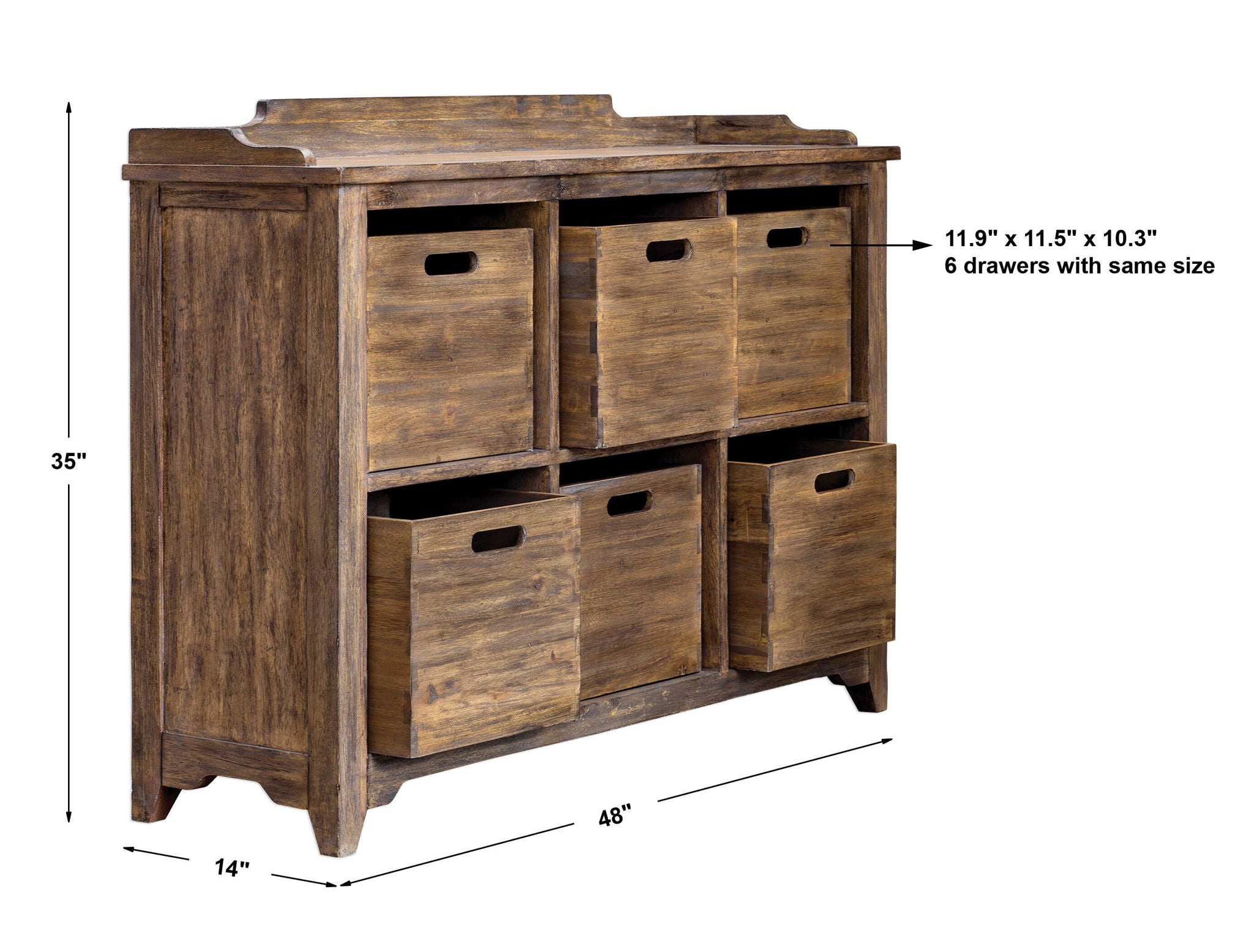 Ardusin - Driftwood Hobby Cupboard - Light Brown