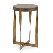 Drew - Brass Accent Table - Bronze