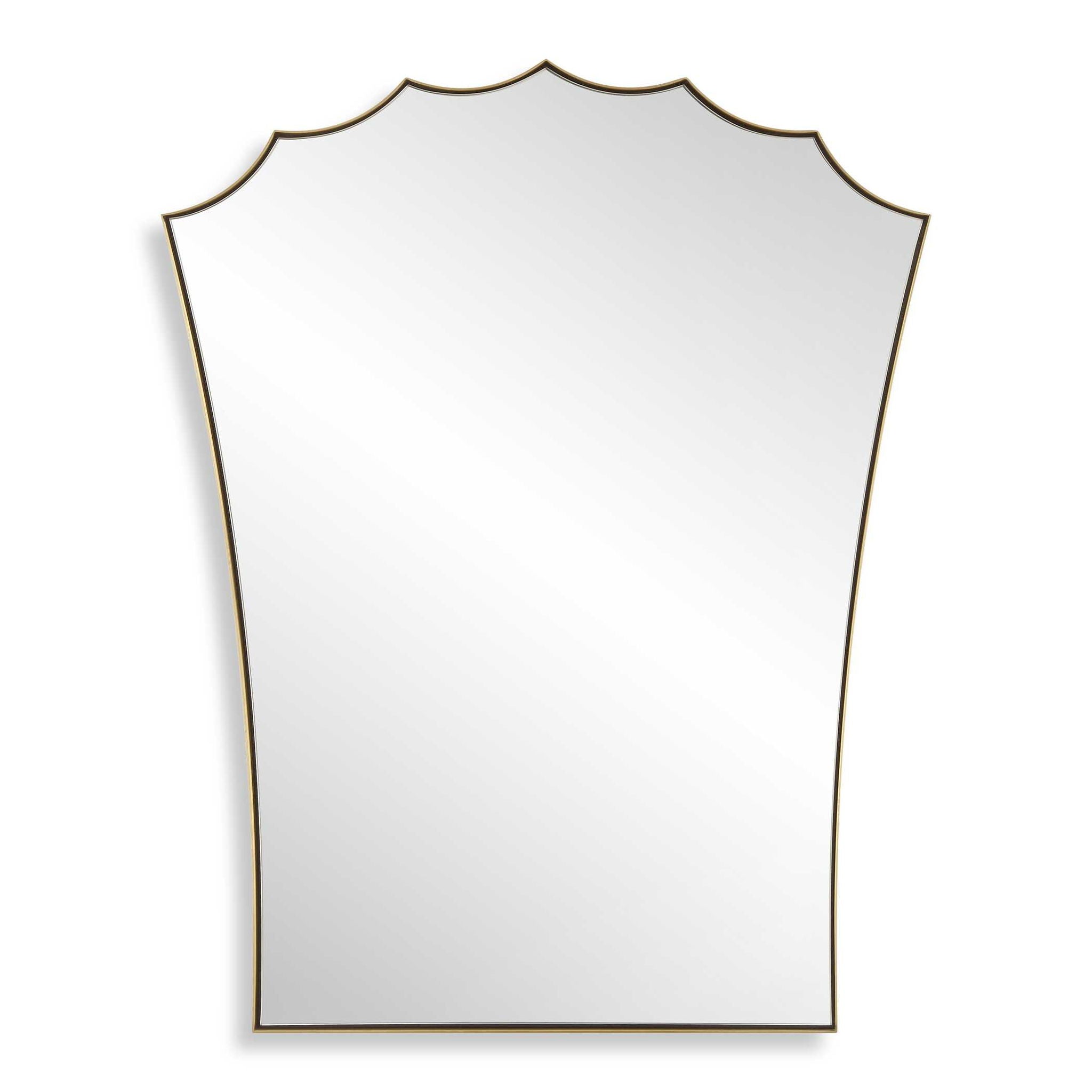 Monarch - Scalloped Arched Vanity Mirror