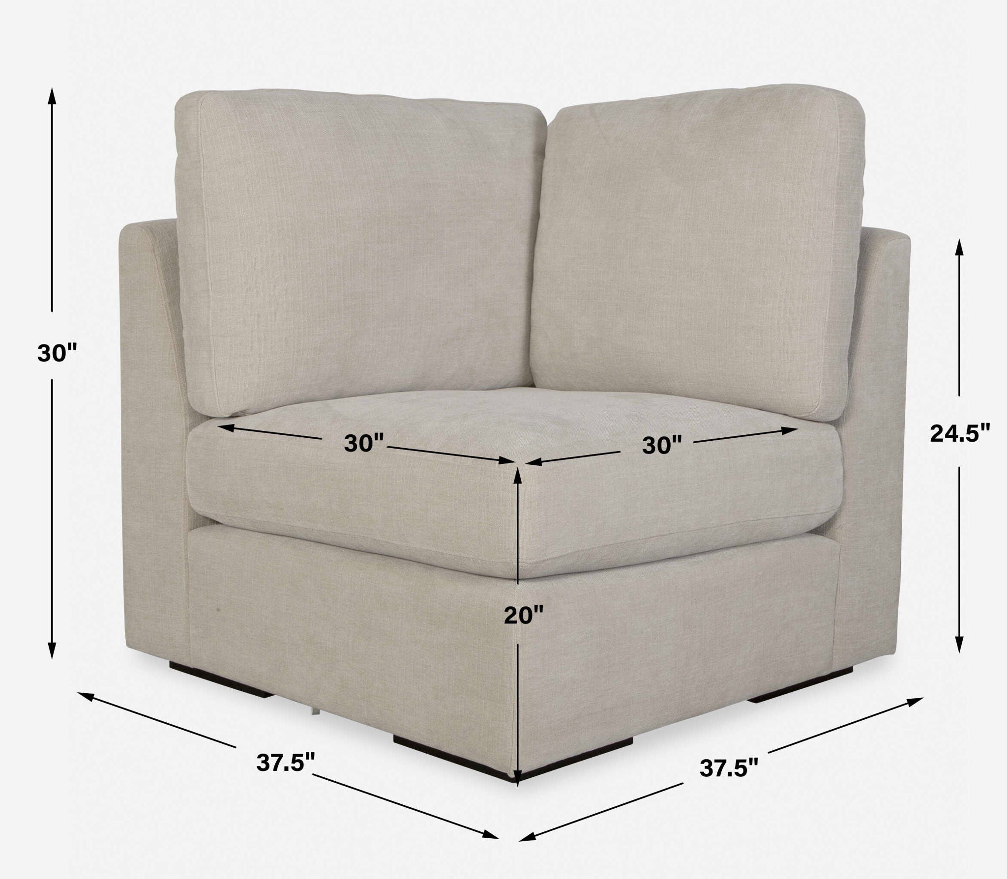 Refuge - Sand Corner Sofa