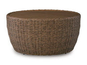 Double Point - Round Cocktail Table - Beige