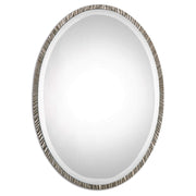 Annadel - Oval Wall Mirror - Pearl Silver