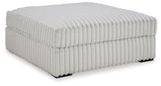 Stupendous - Oversized Accent Ottoman - Alloy