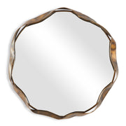 Catch The Wave - Round Mirror - Bronze