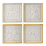 Fourfold - Framed Prints (Set of 4) - Gold
