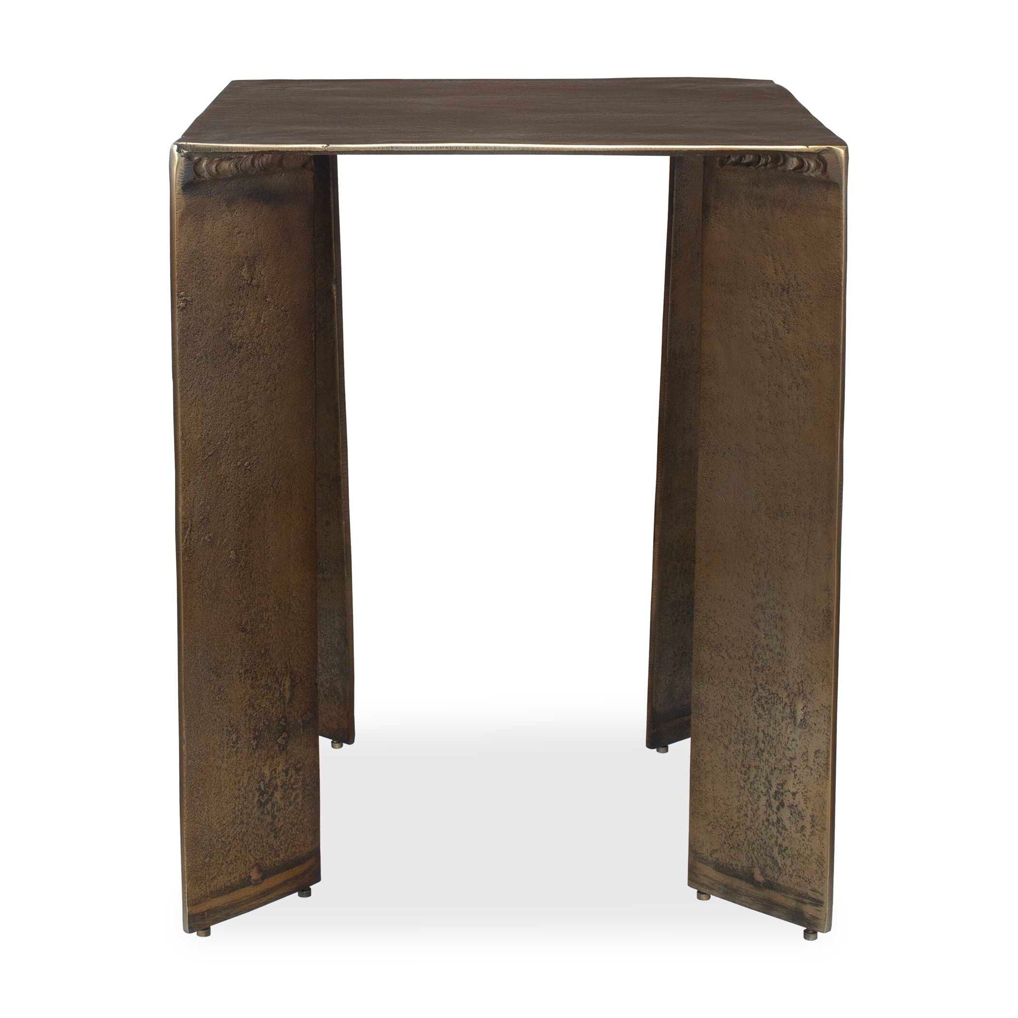 Reade - Outdoor Accent Table - Brass