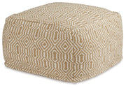 Adamont - Pouf - Tan / Ivory