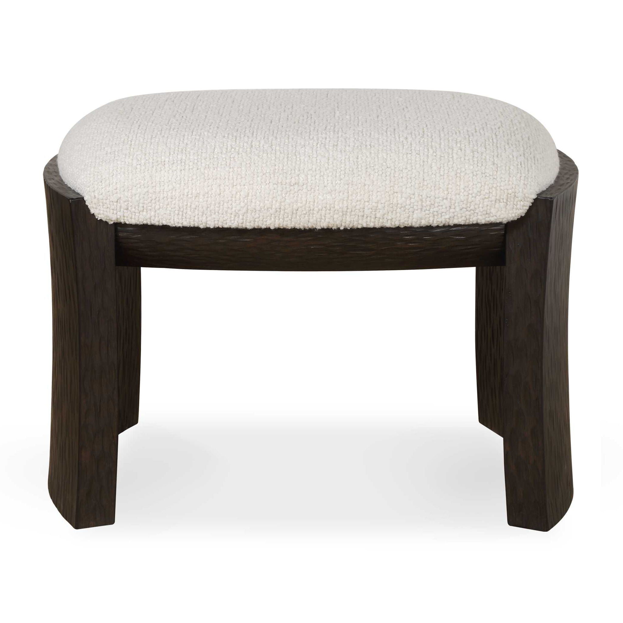 Port - Small Bench - Walnut / White