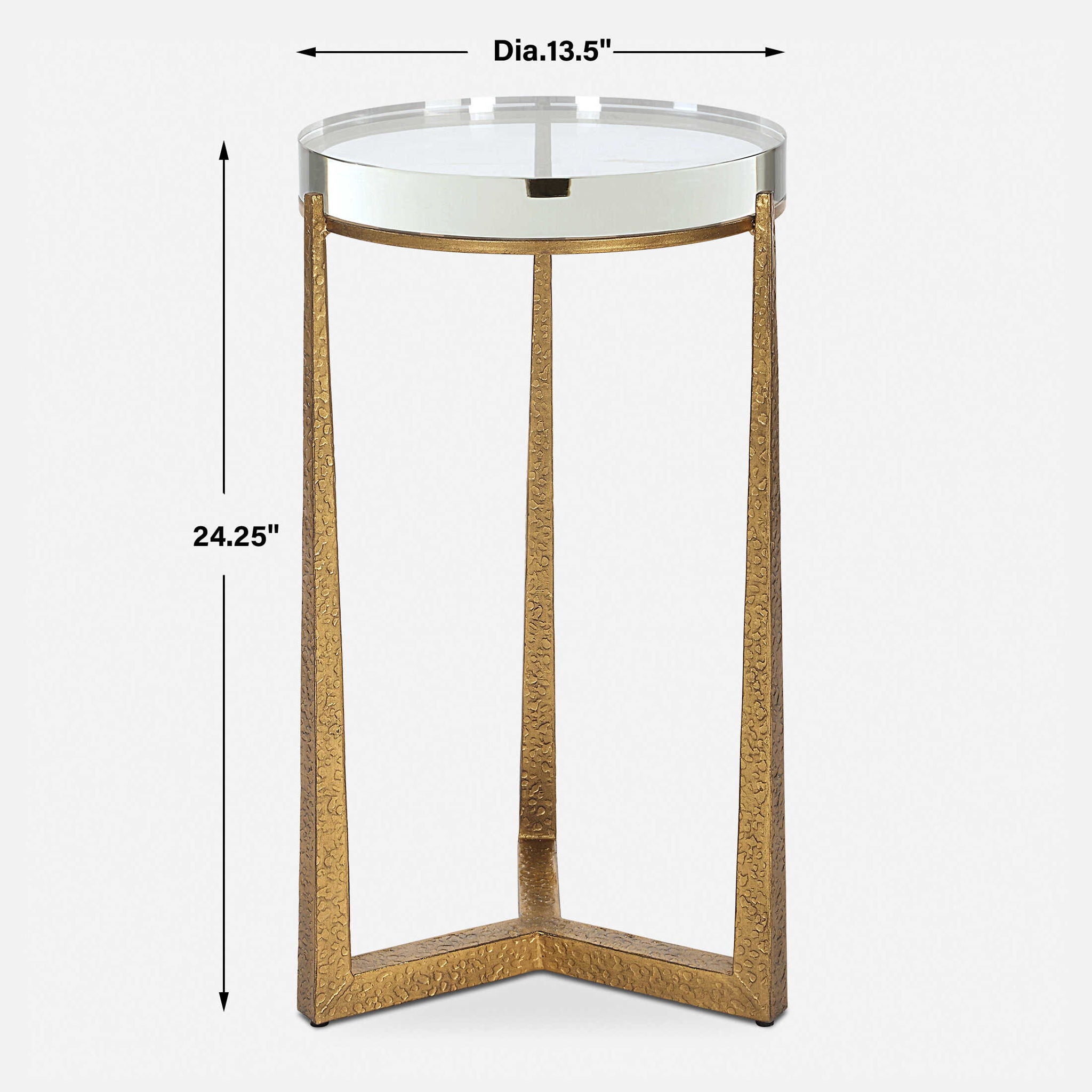 Midas - Accent Table - Antique Gold