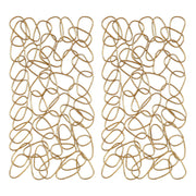 In The Loop - Wall Art (Set of 2) - Gold