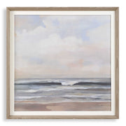 Haze - Framed Print - Light Gray