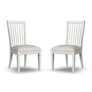 Melody - Upholstered Dining Chair (Set of 2) - White