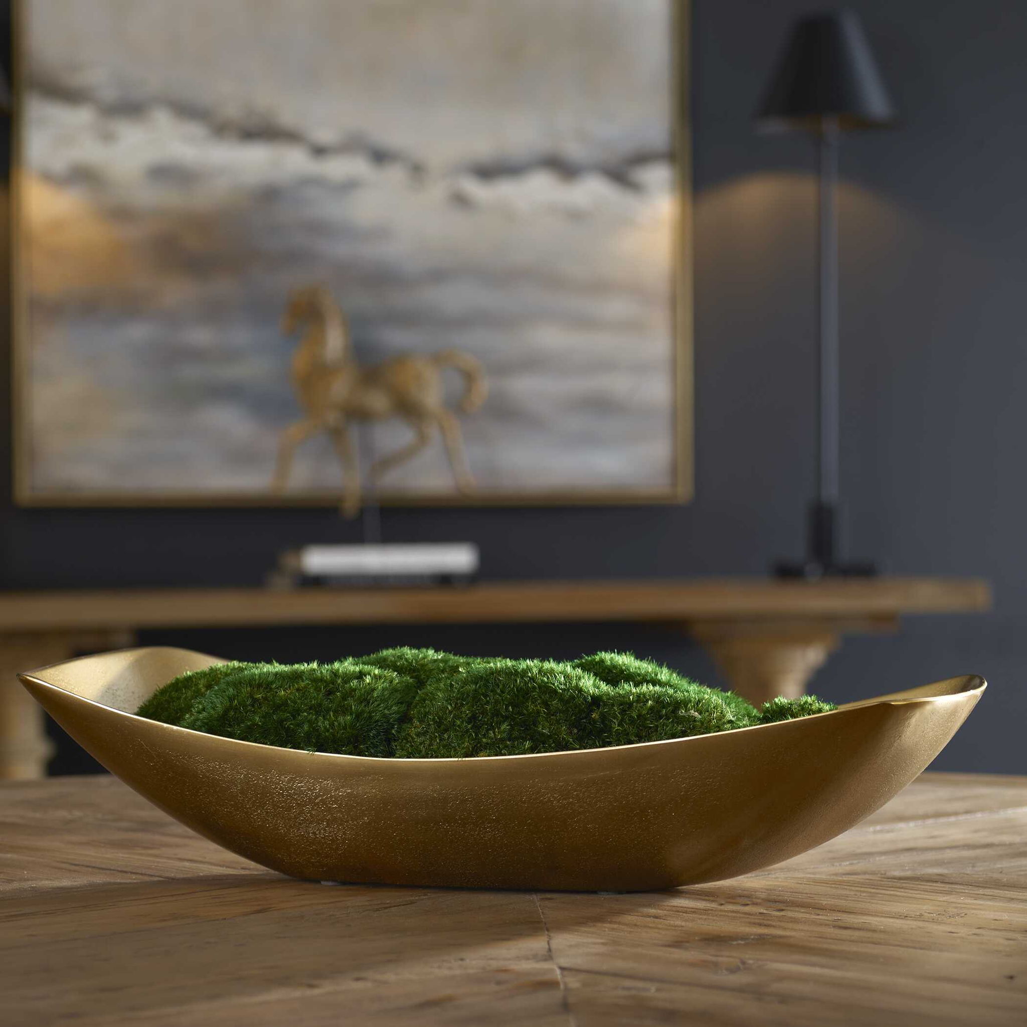 Venice - Moss Centerpiece - Gold