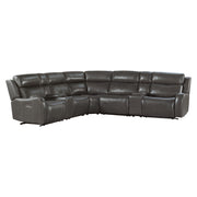Wainwright - Dual-Power Sectional Set - Charcoal Gray