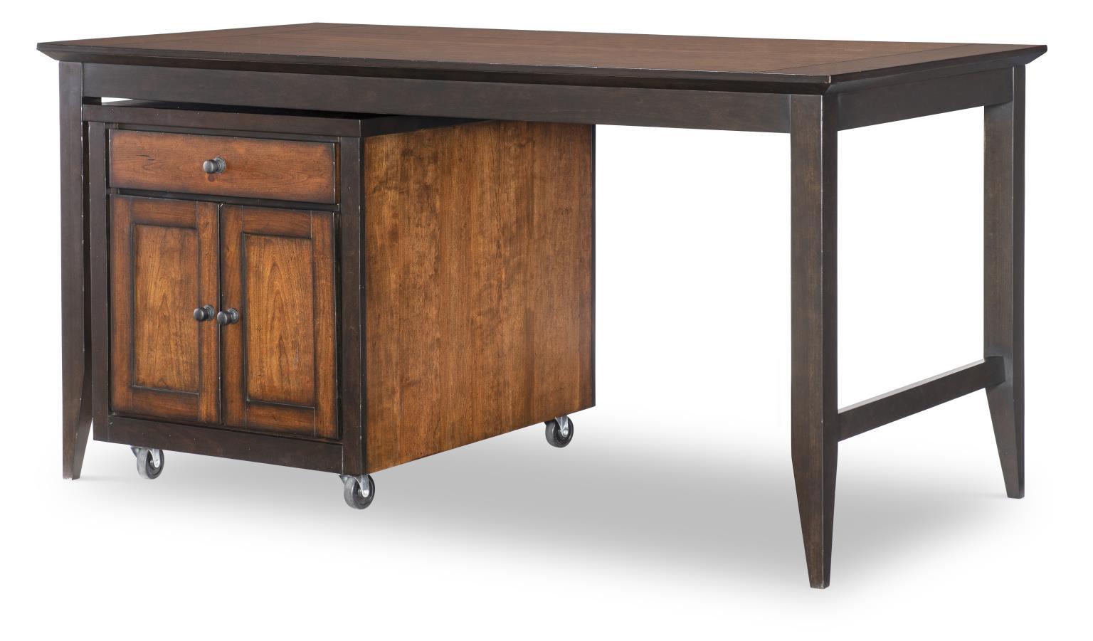 Fenmore - Kitchen Island Complete - Mocha And Distressed Cherry