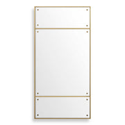Wrenton - Rectangular Mirror - Brass