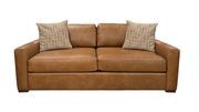 Jonathan Louis Darrow Sofa in Walnut leather