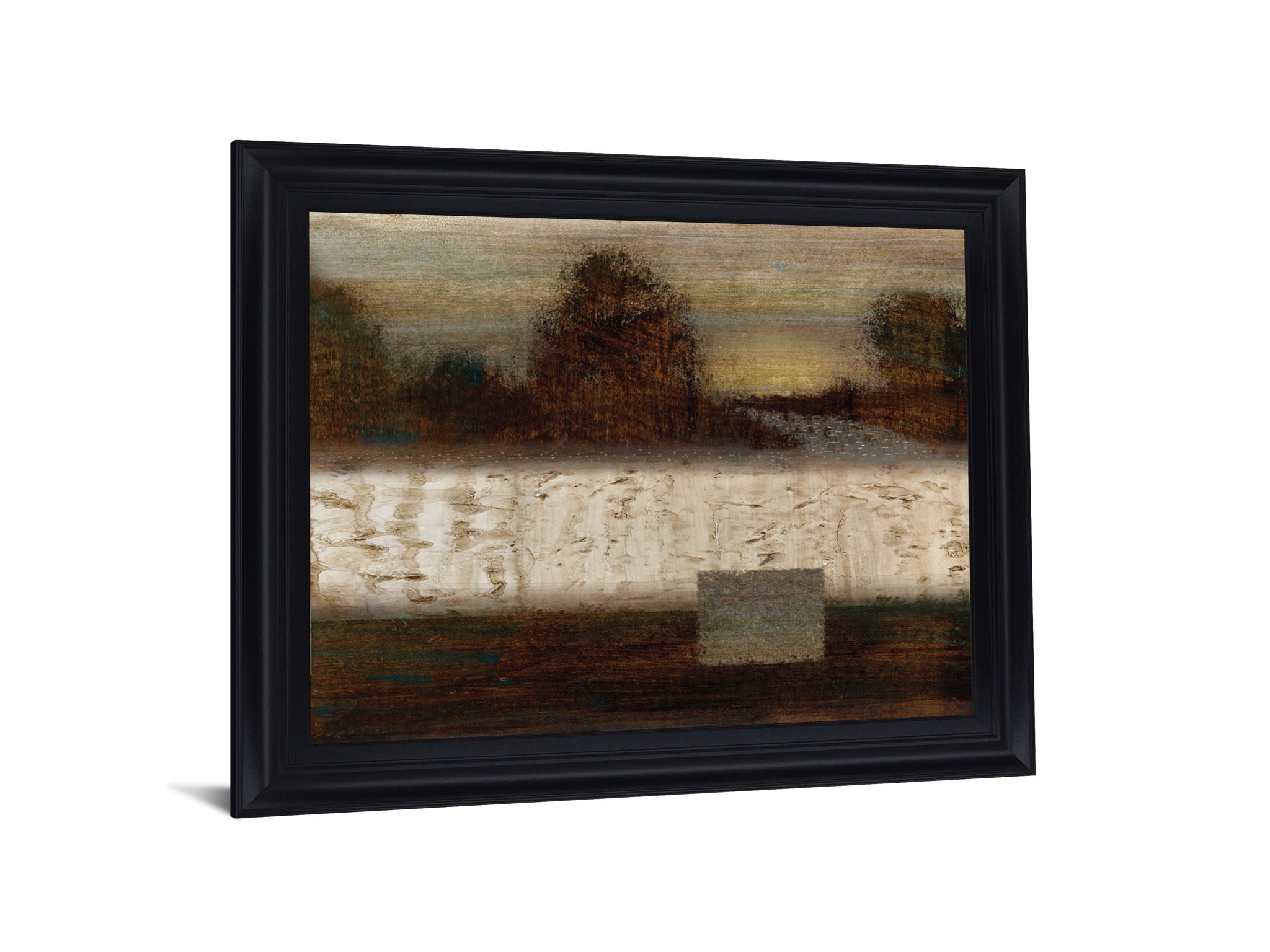 Autumn Veil - 28" x 34" Framed Wall Art - Dark Brown