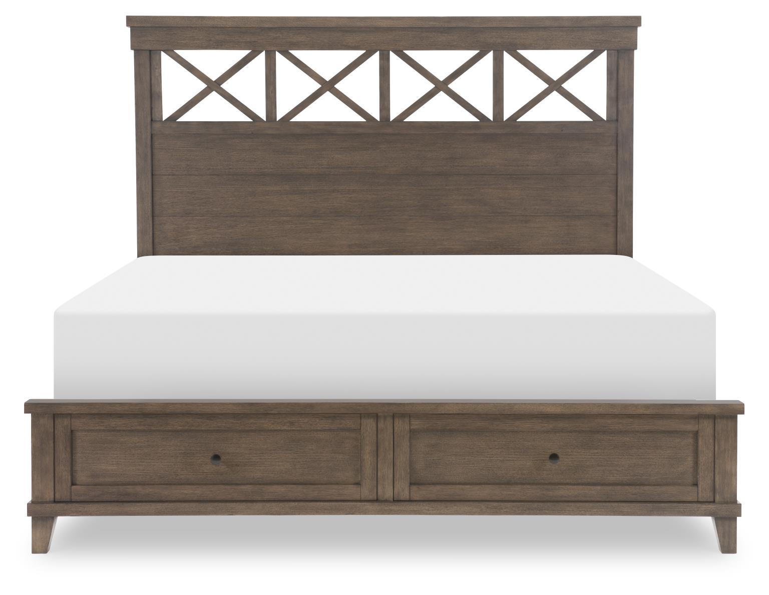XXX's And OOO's - Complete Panel Bed With Storage Footboard