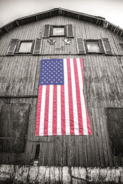 Red White & Blue By Donnie Quillen - Dark Gray