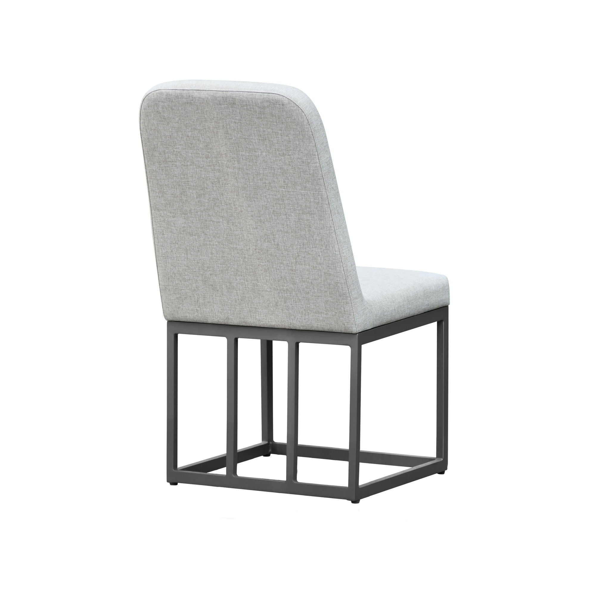 Navarro - Outdoor Dining Upholstered Side Chair - Mocha