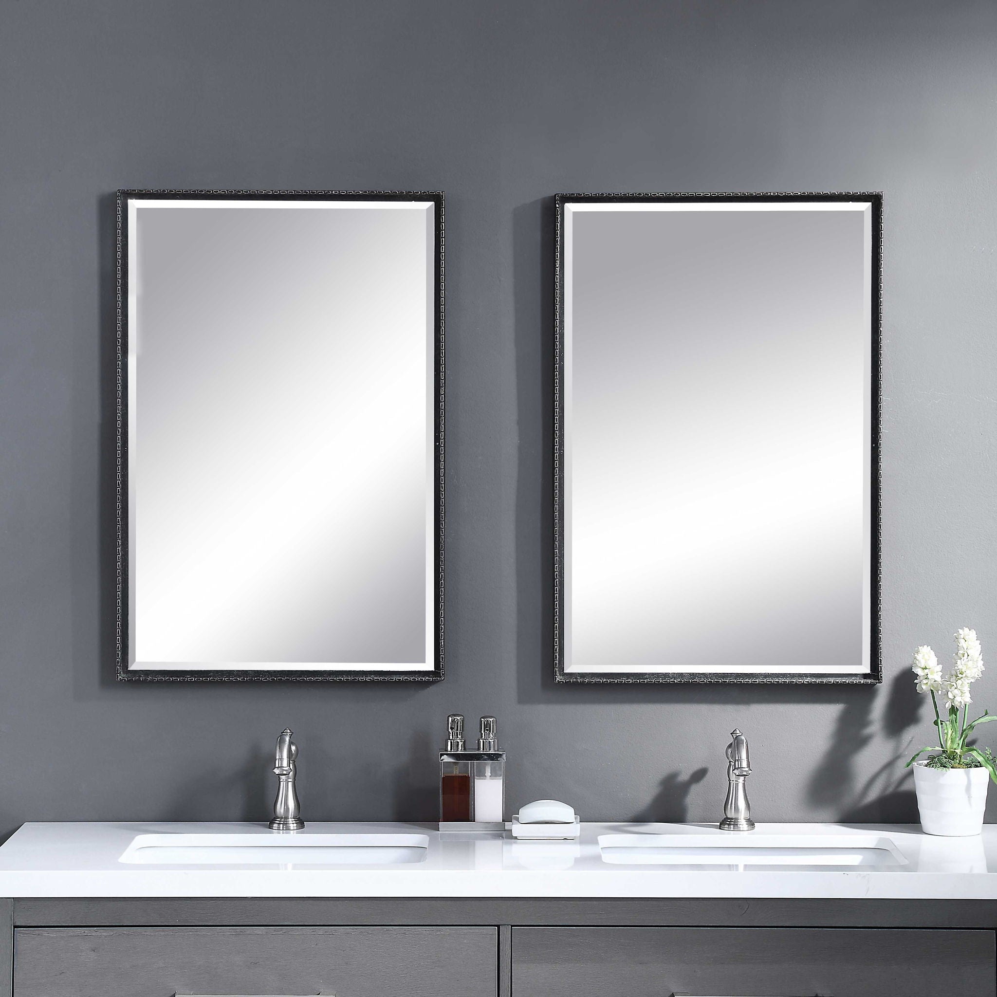 Callan - Iron Vanity Mirror - Black