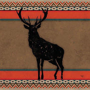 Out West Deer By Mollie B. (Framed) - Light Brown