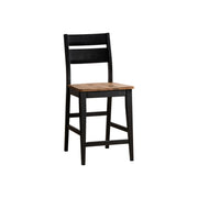 Austin - Panel Stool - Natural Mango Wood