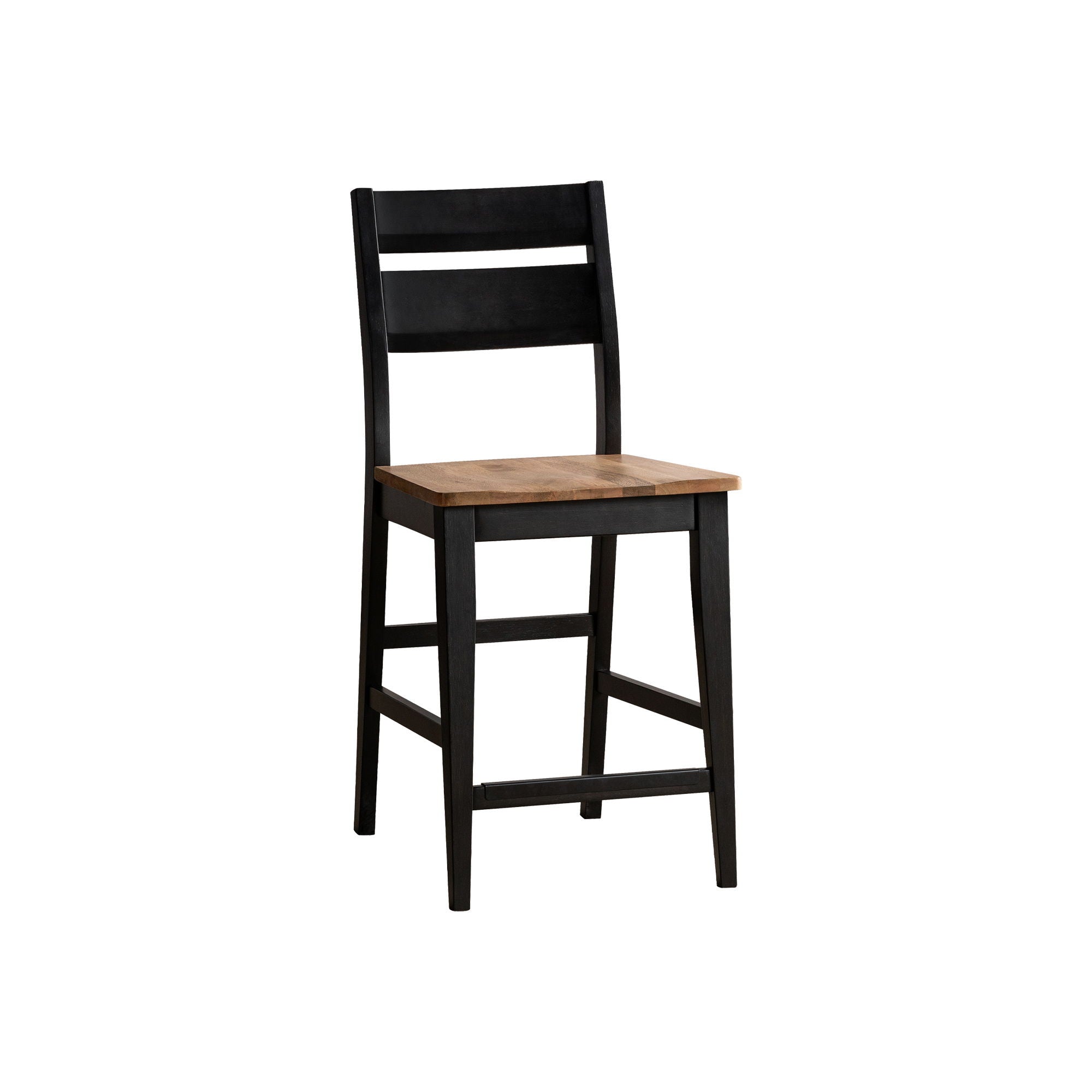 Austin - Panel Stool - Natural Mango Wood