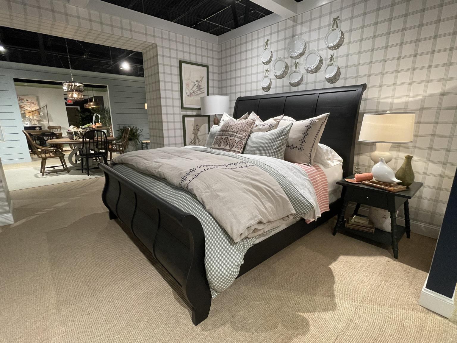 Vintage Market - Complete Sleigh Bed