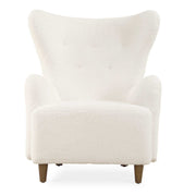 Ingel - Wingback Armchair - White