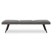 Bowtie - Charcoal Fabric Bench