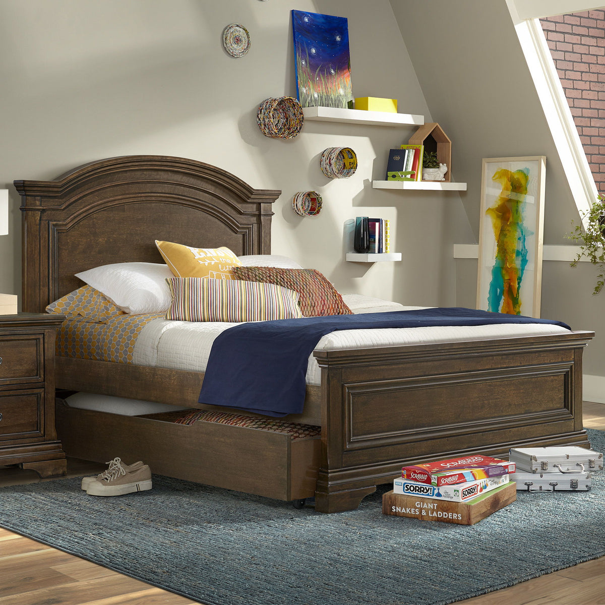 Olivia - Trundle - Rosewood
