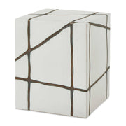 Rocklyn - Garden Stool - Bronze / White