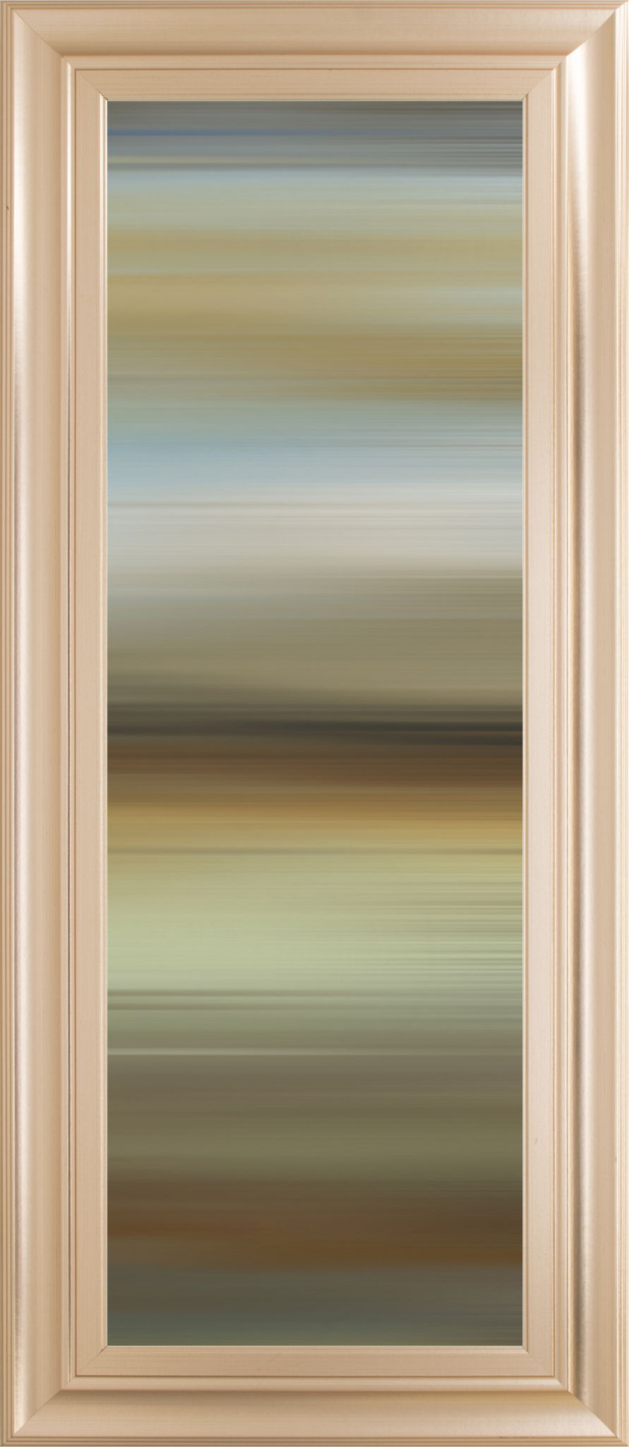Abstract Horizon II By James Mcmaster - Framed Print Wall Art - Beige
