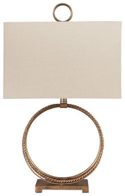 Mahala - Metal Table Lamp  - Antique Gold Finish
