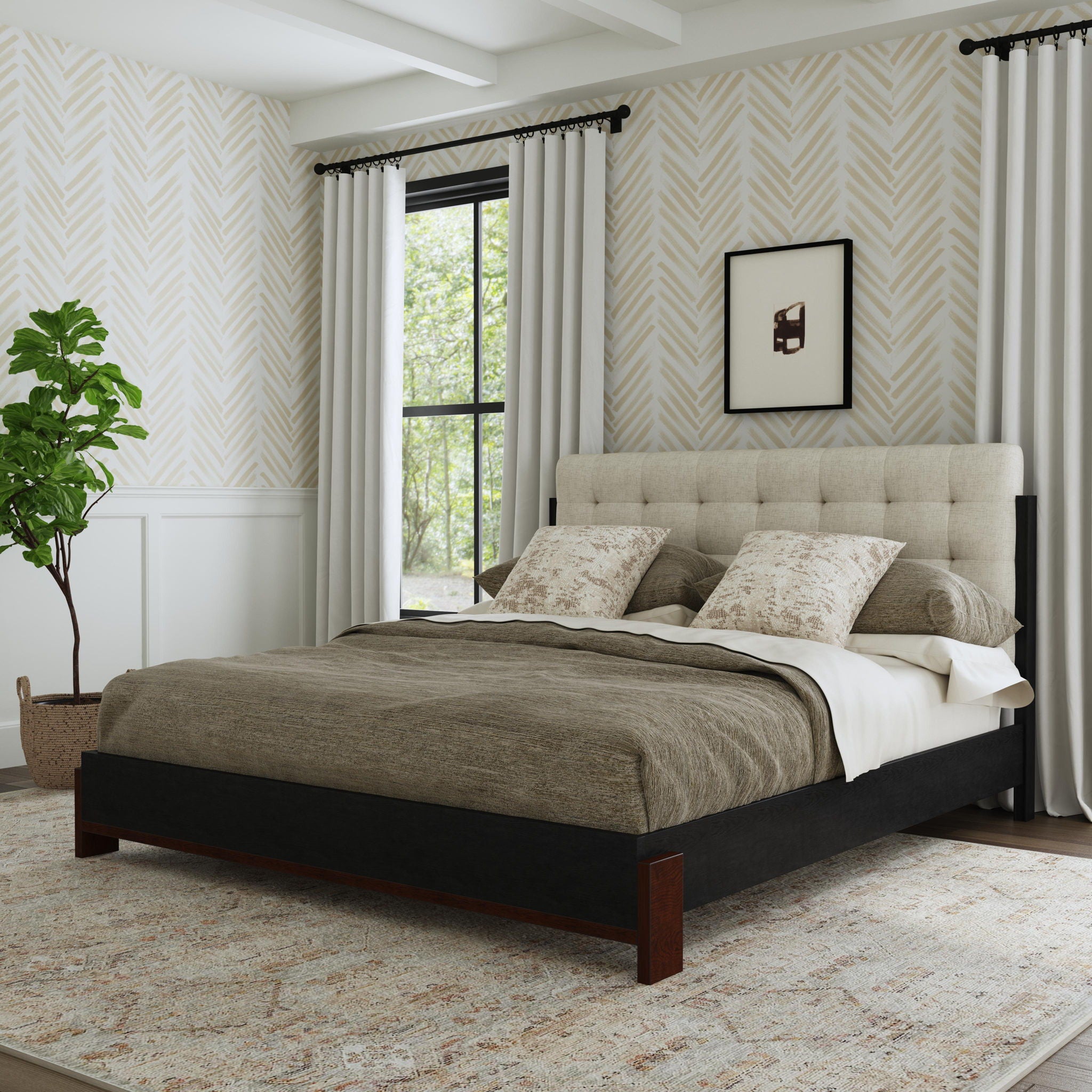 Waterfall - Upholstered Bed