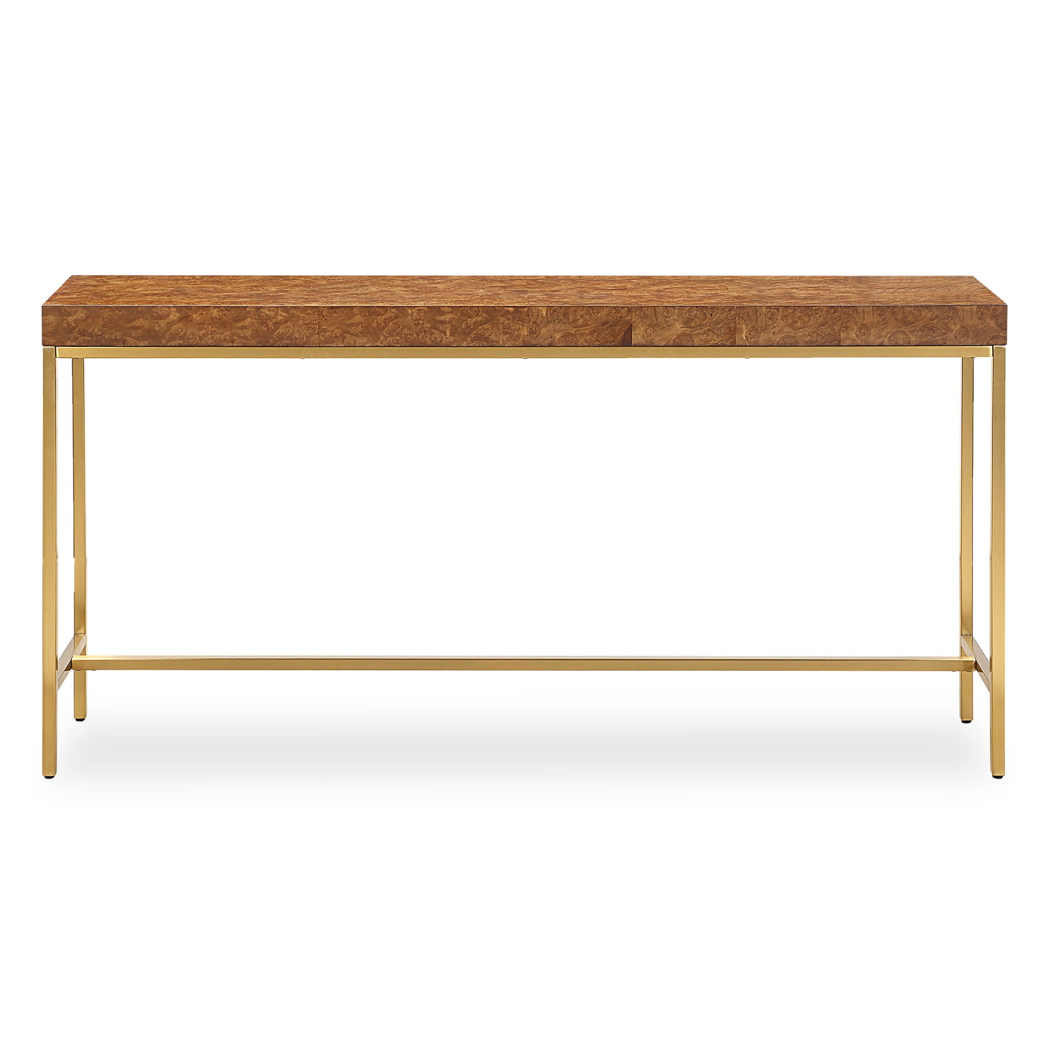 Moran - Burl Console Table - Light Brown