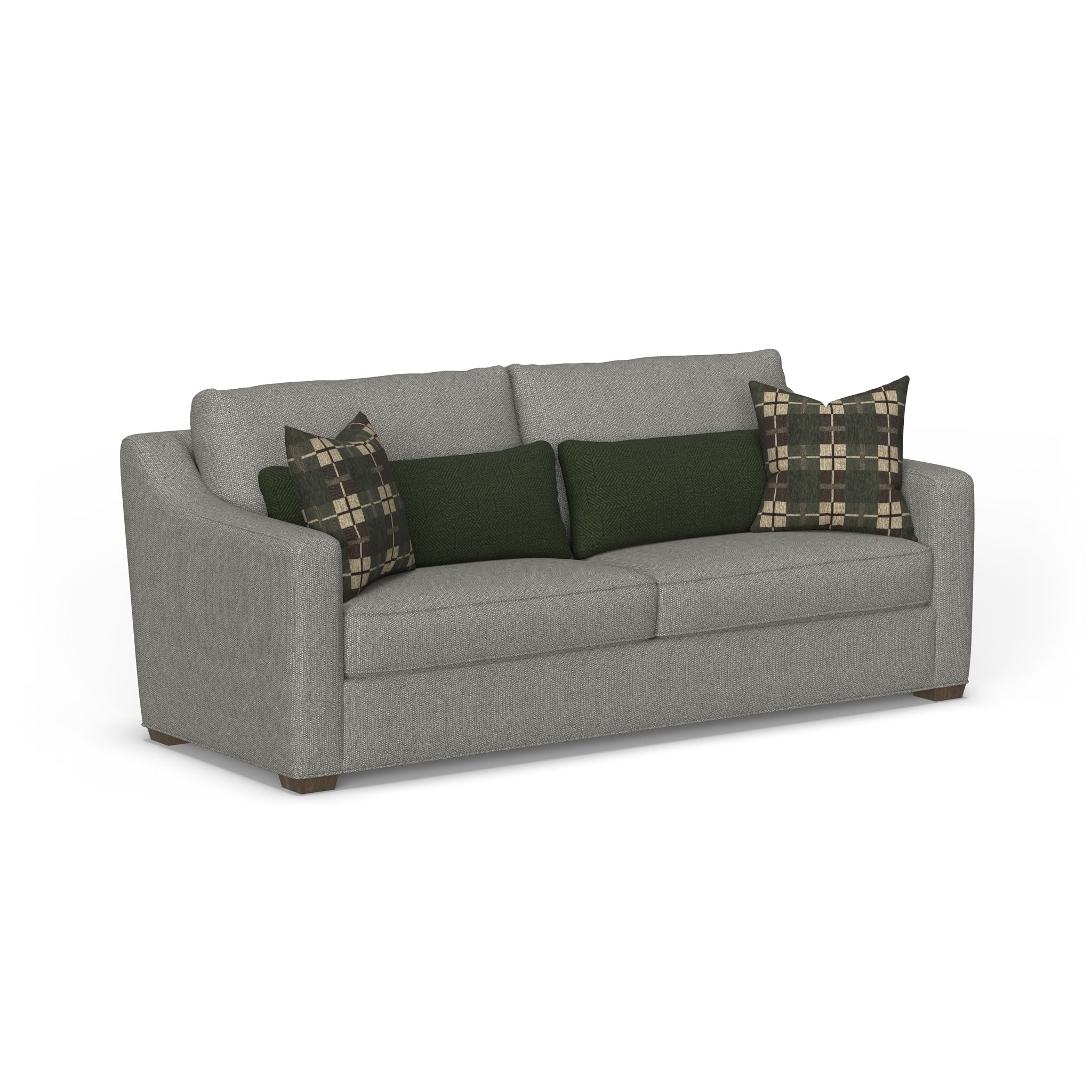 Milo - Fabric Two- Fabric Cushion Sofa