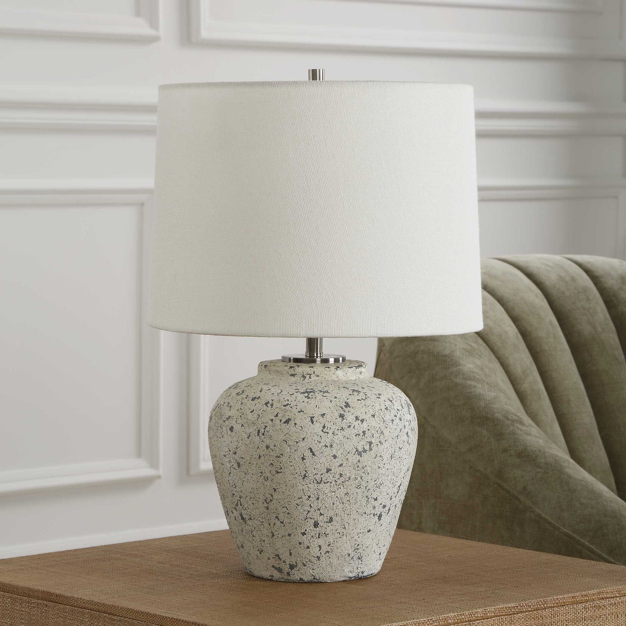 Rupture - Aged Ivory Table Lamp