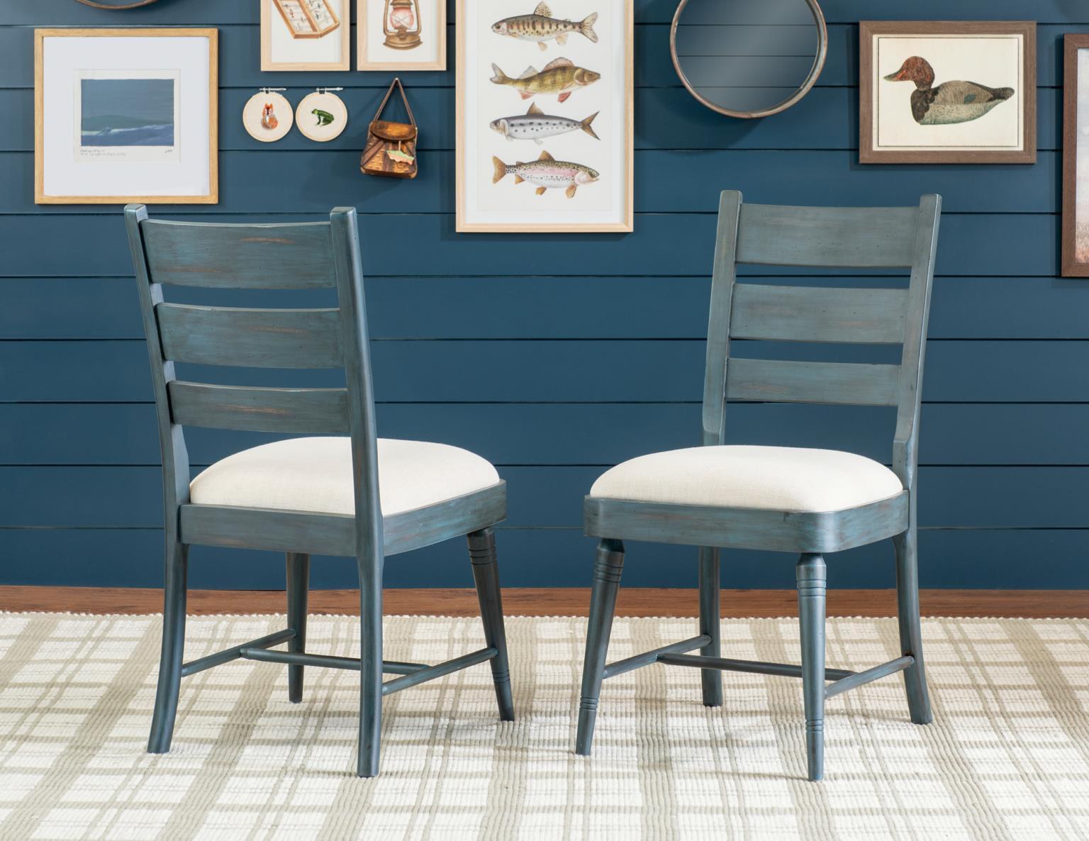 Lake House - Ladder Back Side Chair (Set of 2)