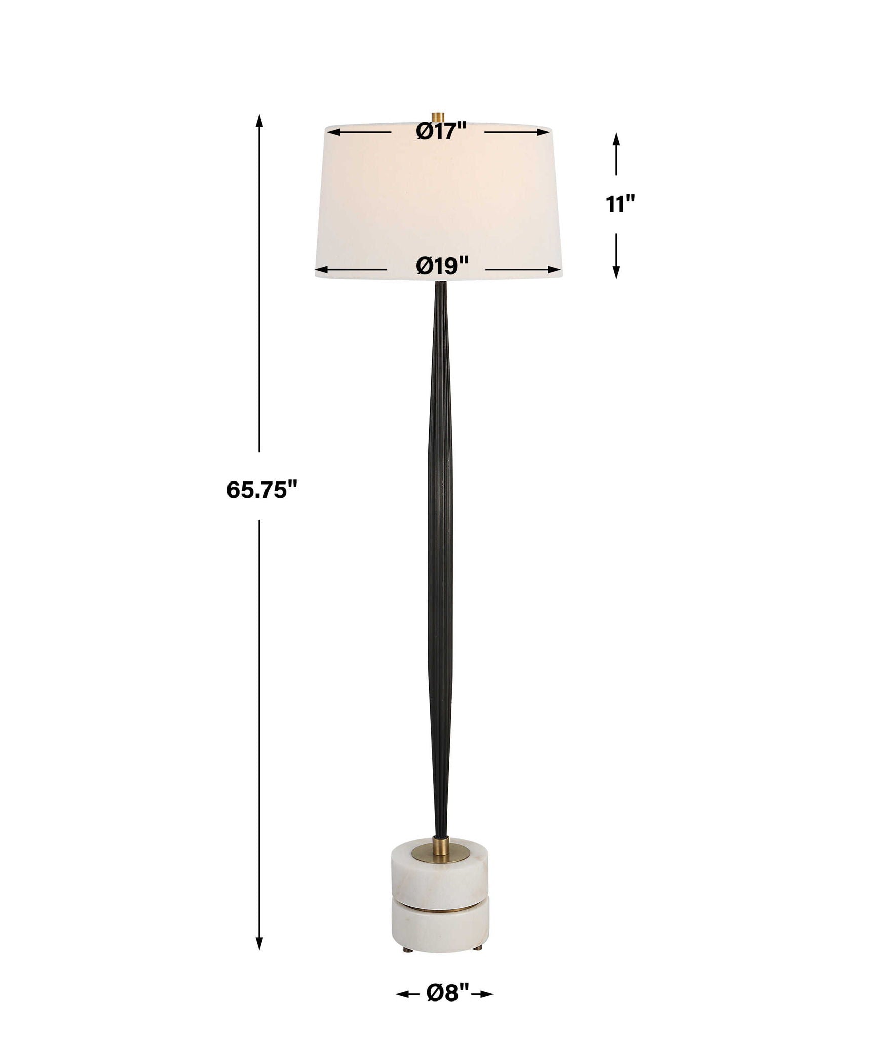 Miraz - Floor Lamp - Black