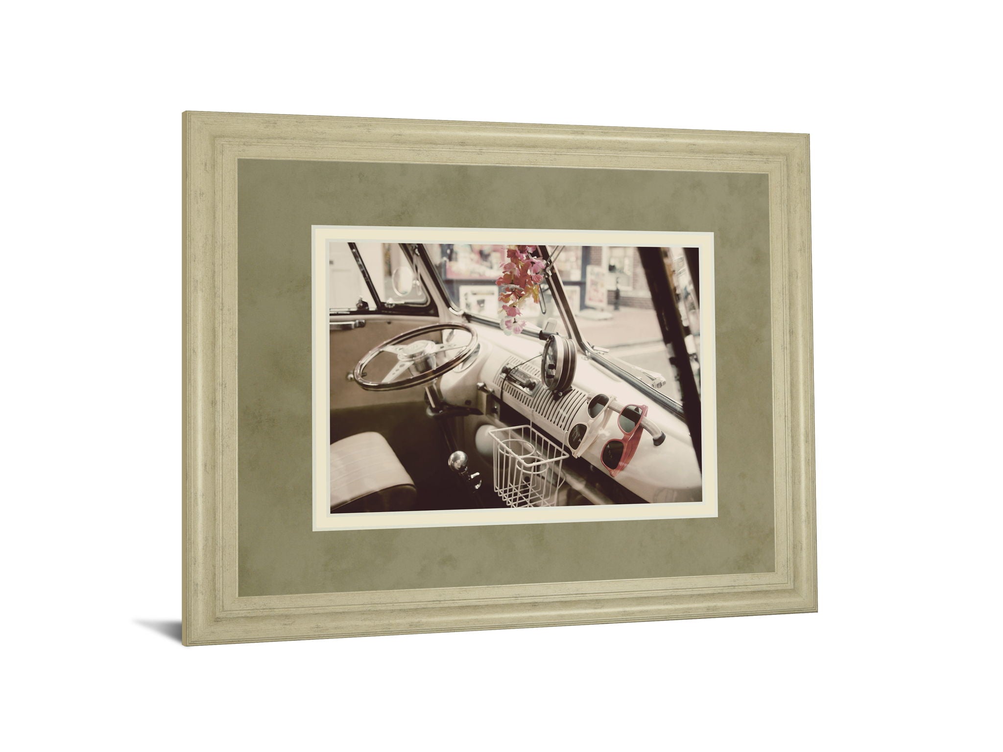 Cool Cats By Gail Peck - Framed Print Wall Art - Light Brown
