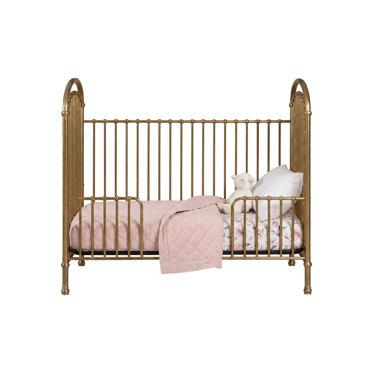 Olivia - Metal Toddler Rail - Vintage Gold