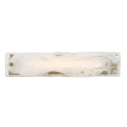 Taffy - 1 Light LED Swirl Glass Sconce - White